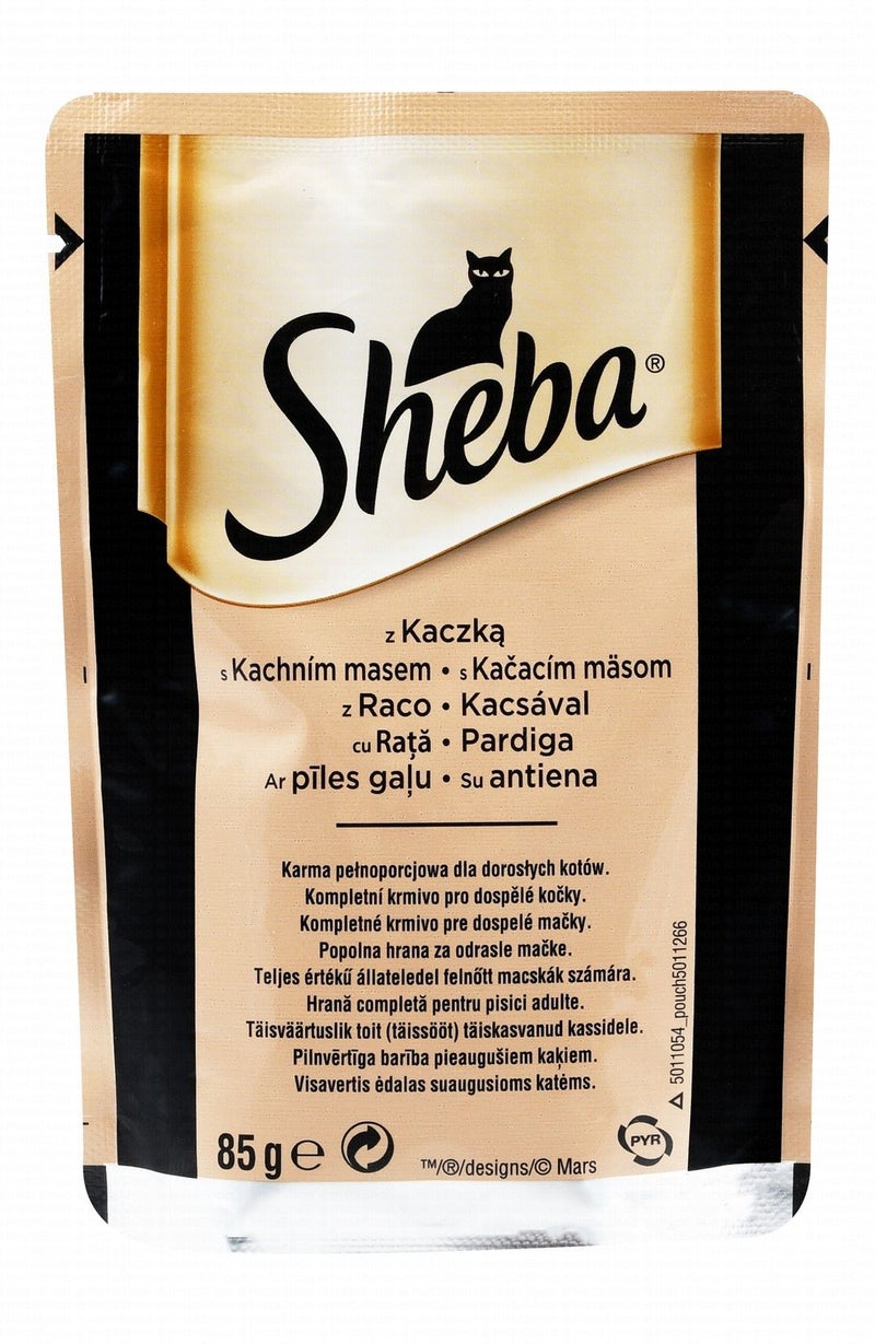 Sheba Wet Cat Food with Duck for Adult Cats - 85 gr - Image 2