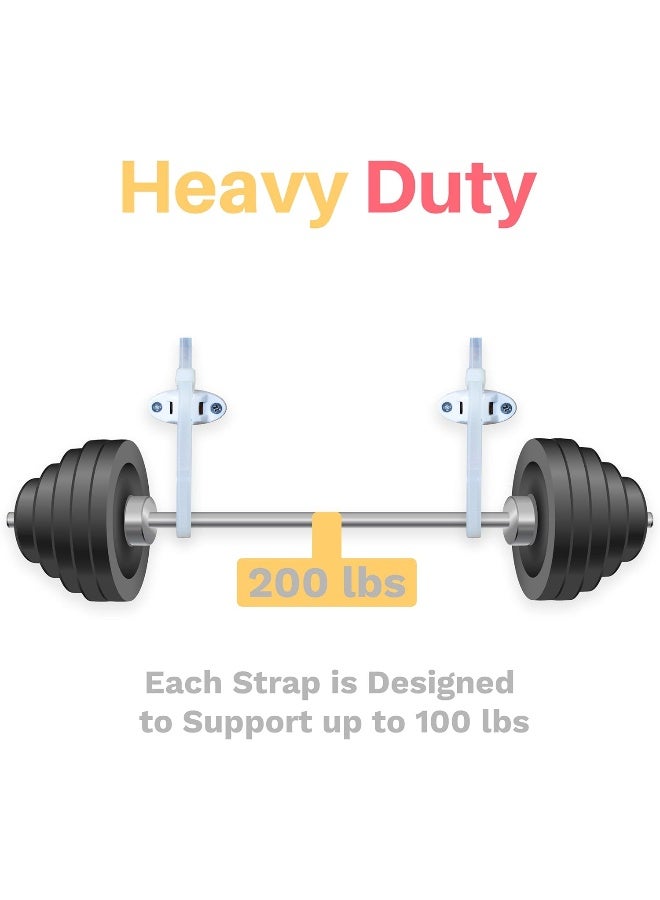 Inaya 12-Pack Heavy-Duty Anti-Tip Furniture Straps- Home Furniture Wall Anchors for Baby Proofing Dressers, Cabinets, Closets, Bookshelves and TVs - Child Safety Earthquake Secure Mount Anchors - Image 3