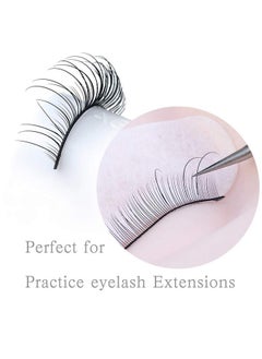 SRCKFIZ 30 Pairs Practice Lash Strips Training Lashes for Eyelash Extensions Supplies Practice Eyelash Strips Lash Training Kit Lash Extension Supplies for Mannequin Head Beginner by SRCKFIZ  - Image 5