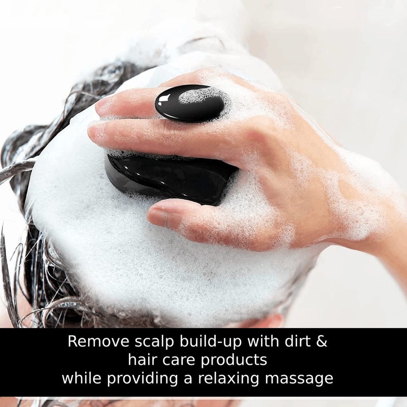 MIRARIYA Exfoliating Gloves for Body Cleansing and Scrubbing Bath Gloves Tan Removalmade of Natural Fibre Gentle on the Skin Sustainablewith Hair Scalp Massager Shampoo Brush - Image 4