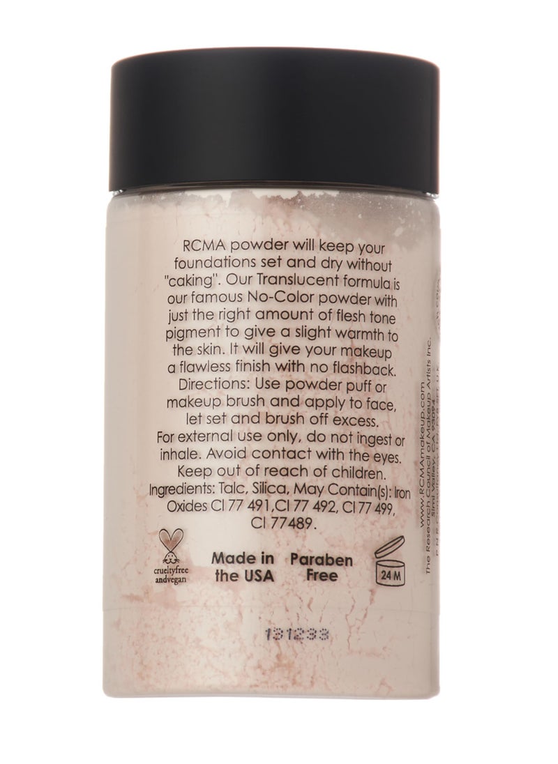 RCMA MAKEUP - RCMA Translucent Powder 85.04g - Image 1