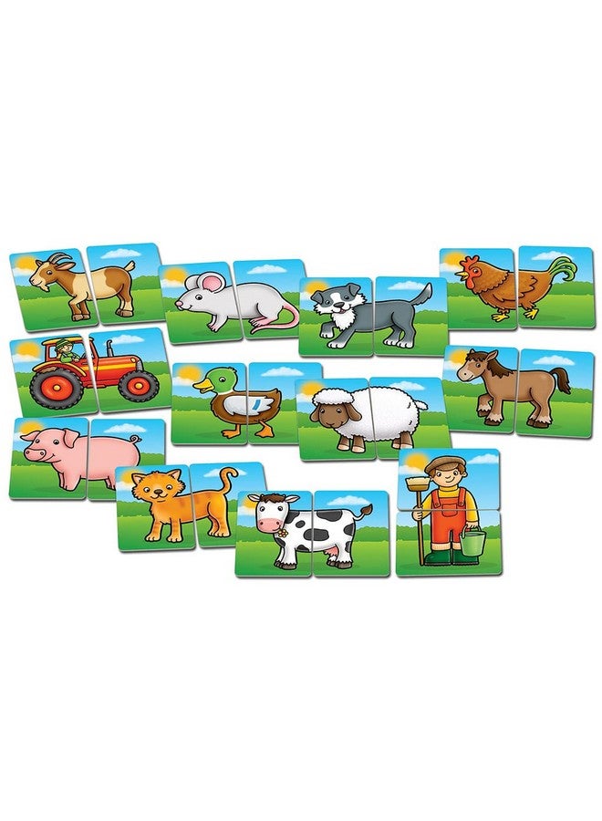 Orchard Toys Farmyard Heads and Tails, Matching and Memory Board Game, Educational, Teacher Tested, Puzzle Activity Fun Memory Set Party Gift to Kids 18 Months to 3 Years. - Image 2