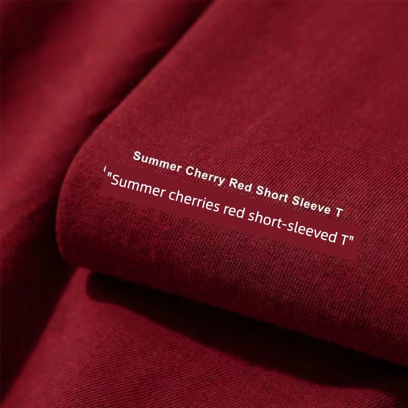 Xinjiang cotton 300g heavyweight pure cotton short-sleeved T-shirt men's solid color round neck loose plus-size base shirt women's summer - Image 1