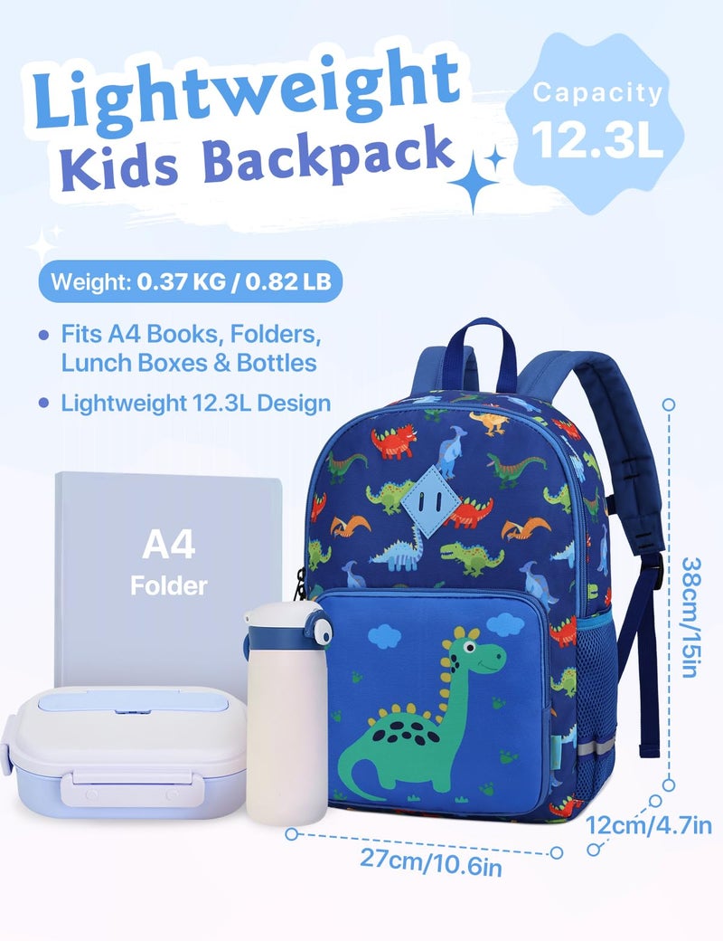 VX VONXURY Kids School Backpack,VONXURY Cute Lightweight Preschool Backpack for Toddler Boys Girls with Chest Buckle - Image 3