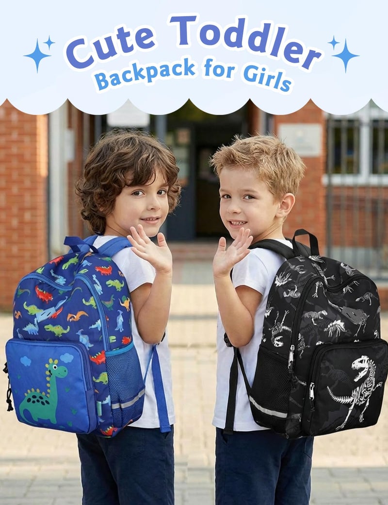 VX VONXURY Kids School Backpack,VONXURY Cute Lightweight Preschool Backpack for Toddler Boys Girls with Chest Buckle - Image 2