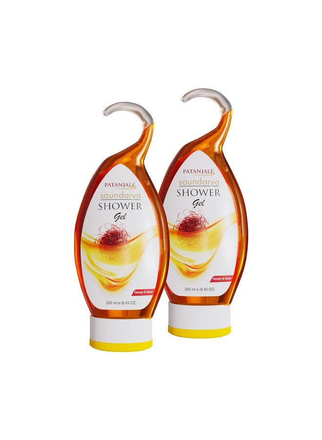 باتانجالي جل الاستحمام باتانجالي 250 مل (عبوة من قطعتين)، لتجديد البشرة وتنظيفها بمكونات طبيعية للاستخدام اليومي - Image 1