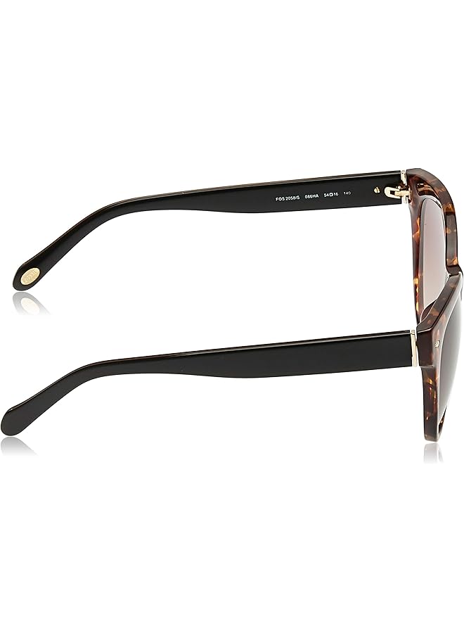 فوسيل نظارة شمسية نسائية 200231 اللون: هافانا المقاس: 54 - Image 3