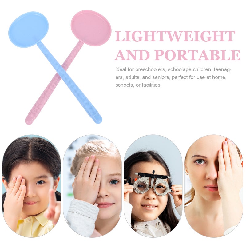 12 pcs Eye Occluder Handheld: Testing Cover For Adults And Kids - Eye Shield For Accurate Optometry And Visual Training - Image 3