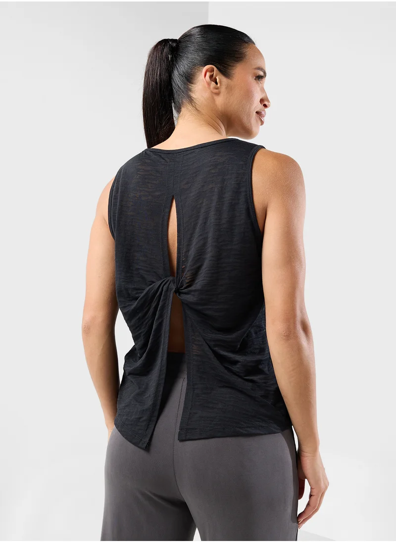 فورورد Tank Top With Back Tie Detail