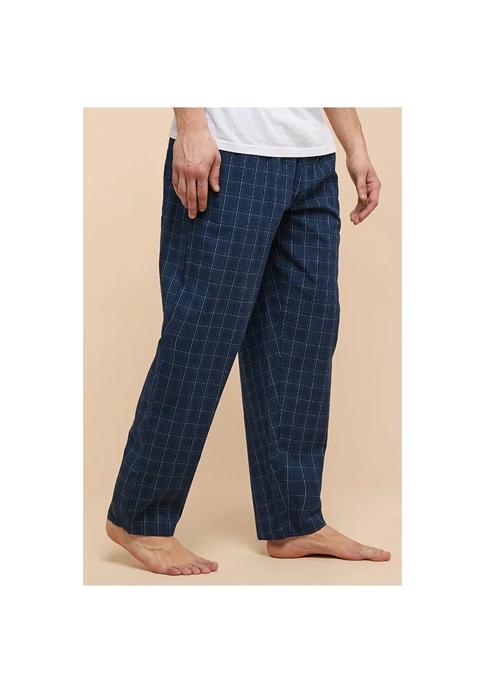 R&b  Plaid Lounge Pants with Drawstring Waist for Men | Best Price UAE