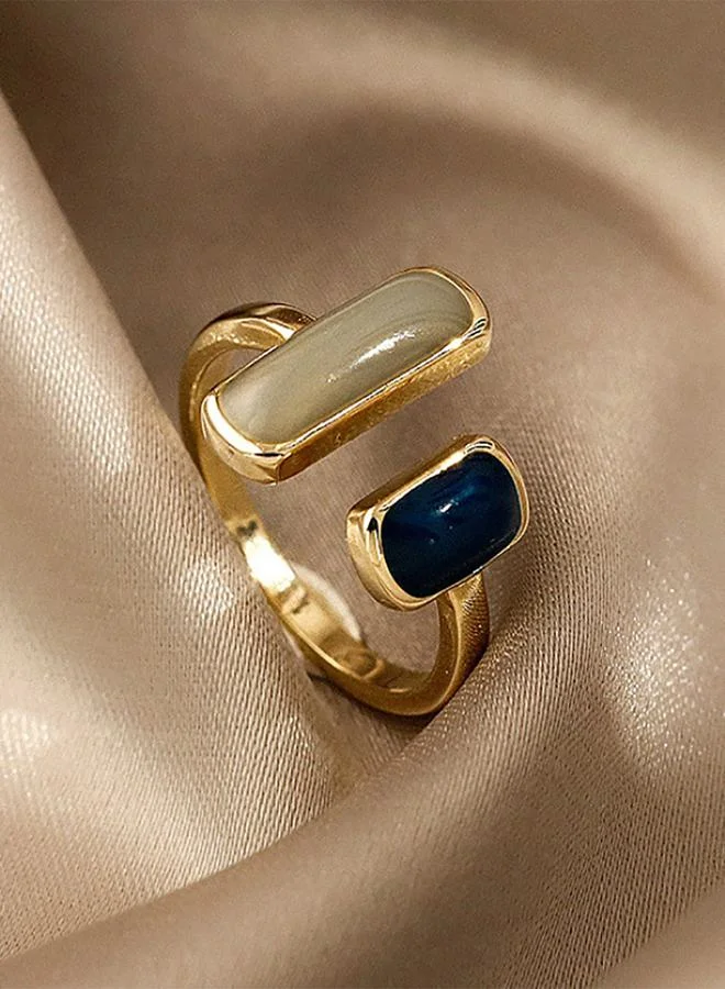 Styli Gem Accent Cuff Ring