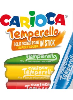 carioca Temperello Stick Poster Crayons Set of 6  - Image 2