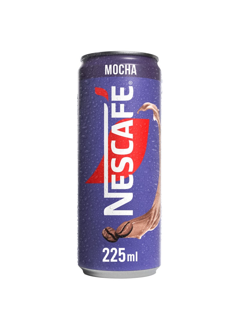 Nescafe Mocha Iced Coffee On The Go Can 225ml - Image 1