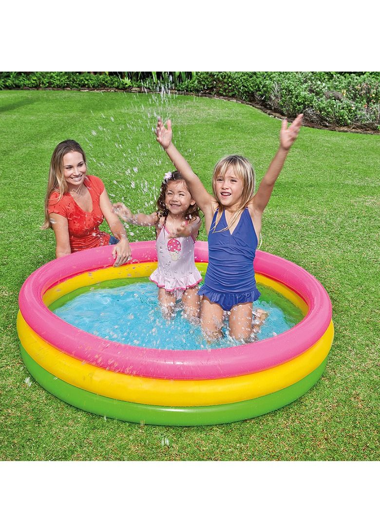 Sunset Glow Baby Pool, Multicolor, (86x25cm) - Image 3