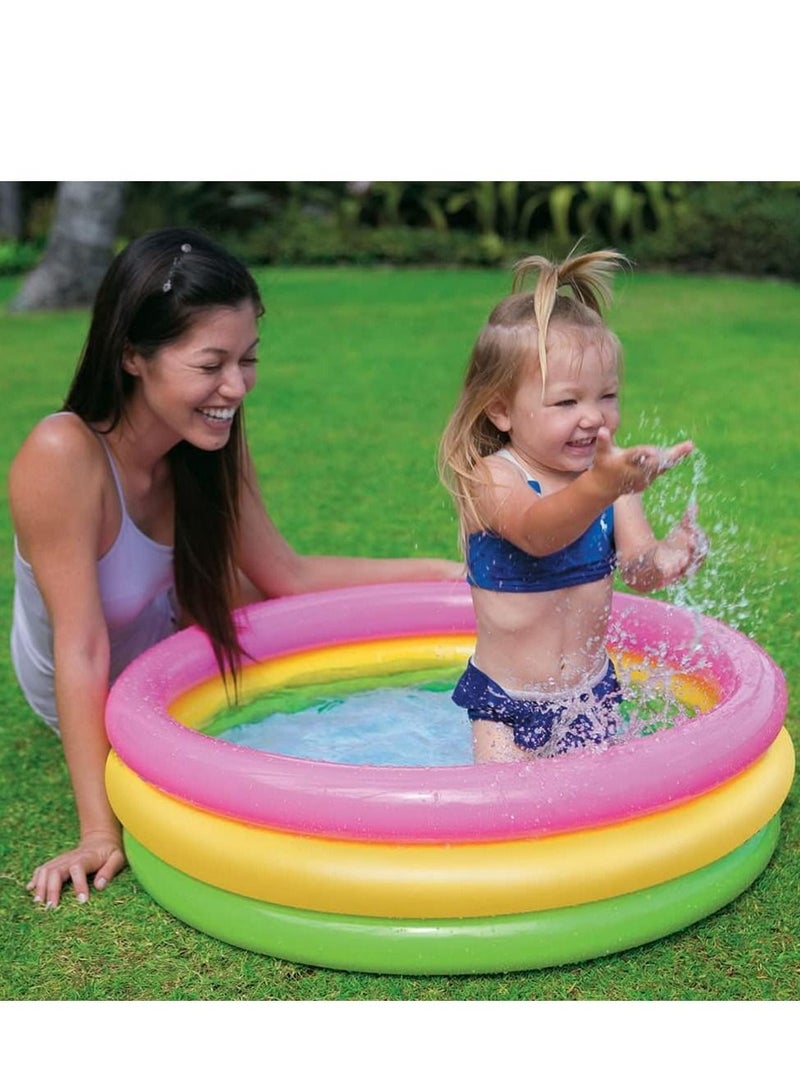 Sunset Glow Baby Pool, Multicolor, (86x25cm) - Image 5