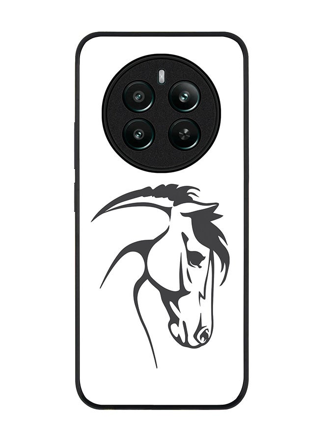 Stylizedd Rugged Black edge case for Realme 12 Plus 5G / Realme 12 4G, Slim fit Soft Case Flexible Anti Drop TPU Gel Thin Cover -  ArabStallion - Image 1
