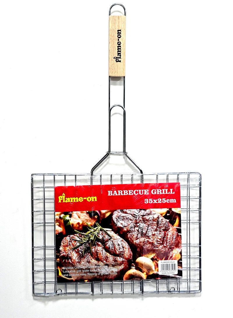 فلايم-أون شواية فليم أون بمقبض خشبي 35x25 - Image 1