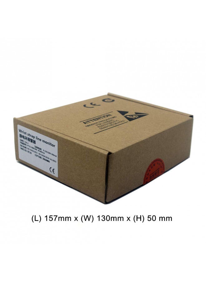 FEITA FEITA ESD Wrist Strap Online Monitor 518-2 Dual Constant Anti Static Wristband Alarm Workstation  - Image 5