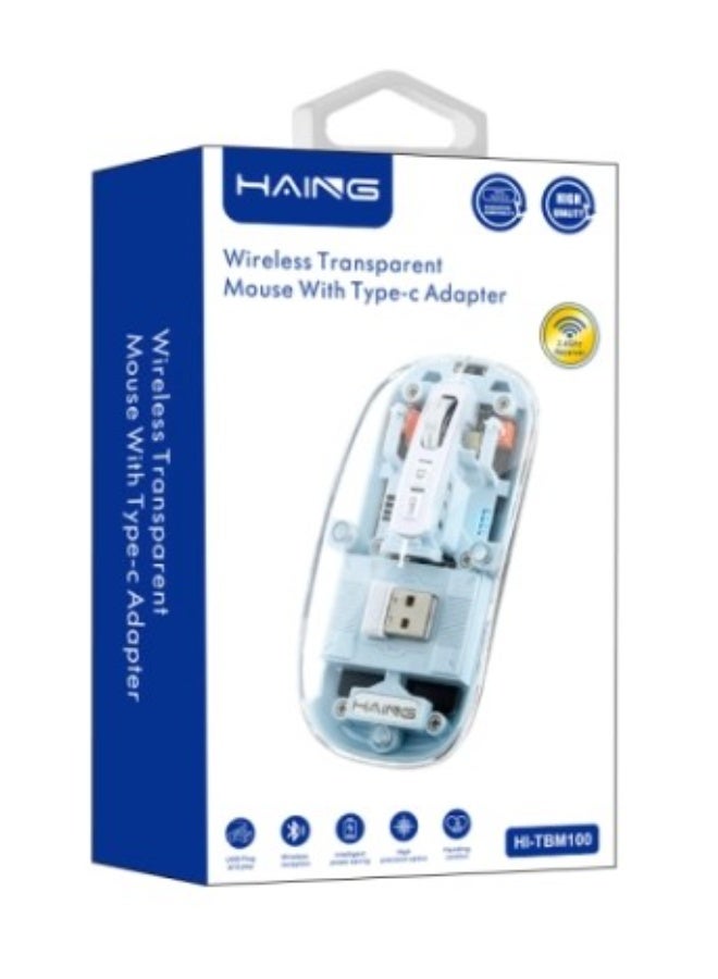 Haing BLUETOOTH Wireless&2.4G Mouse USB& TYPE C - Image 5