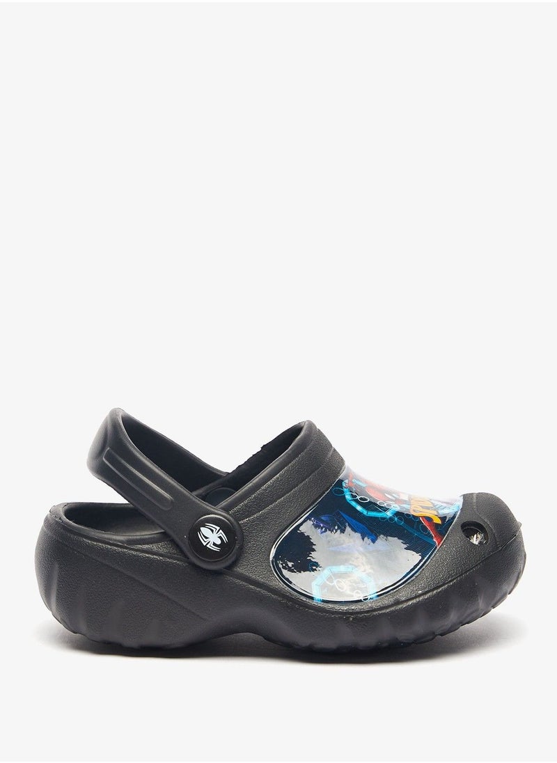 MARVEL - Spider-Man Printed Round Toe Clogs - Image 1