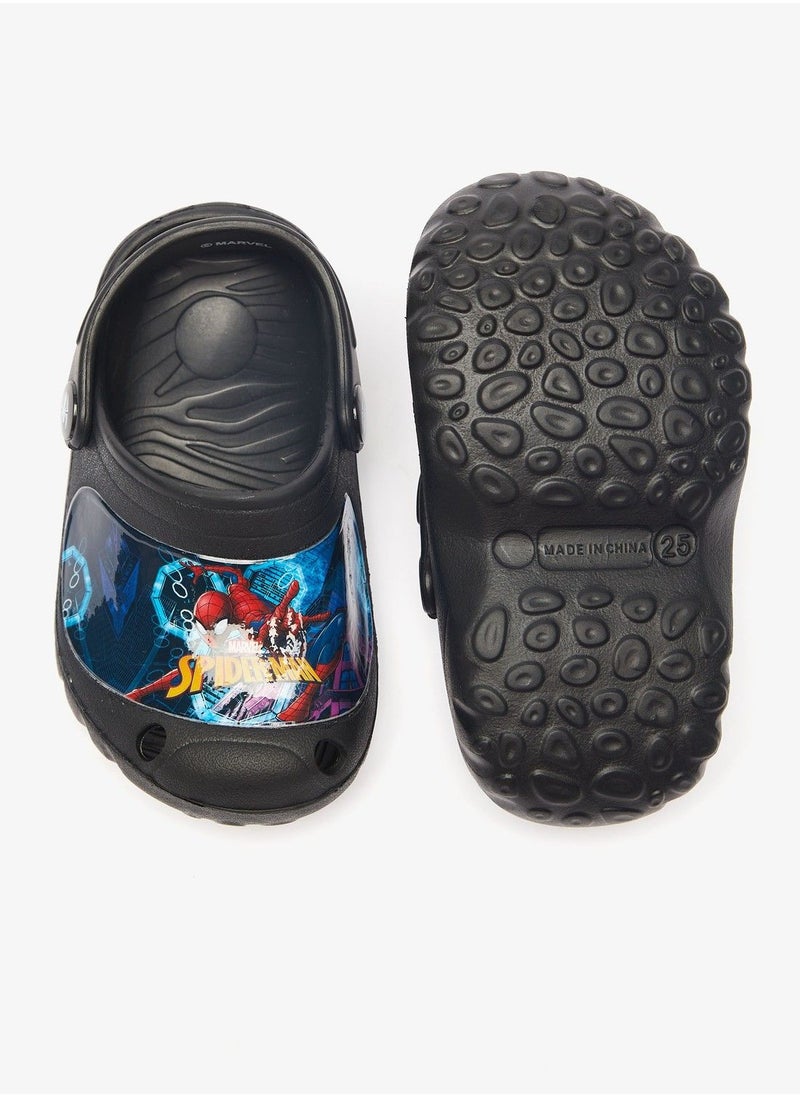 MARVEL - Spider-Man Printed Round Toe Clogs - Image 1
