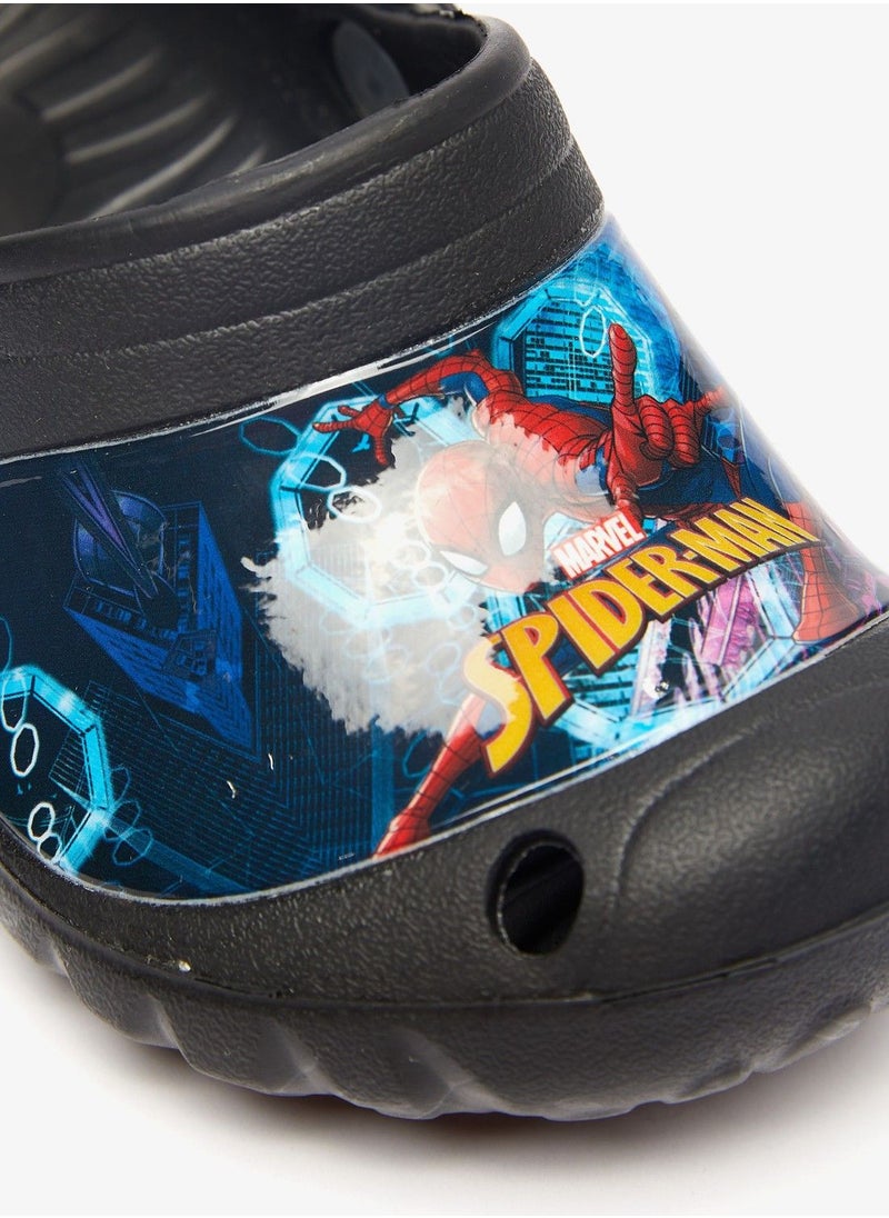MARVEL - Spider-Man Printed Round Toe Clogs - Image 1