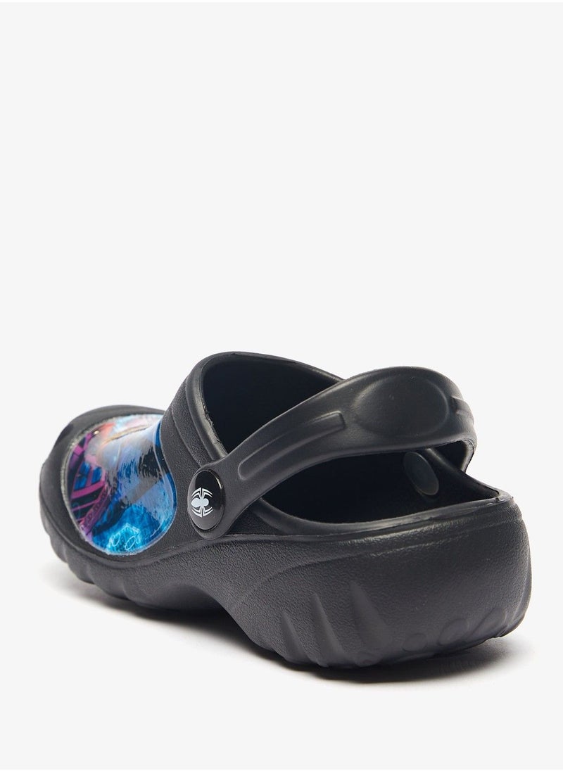 MARVEL - Spider-Man Printed Round Toe Clogs - Image 1
