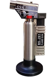 ALSAQER Windproof Torch Lighter, Incense Lighter, Bakhoor Lighter, Lighter For Bbq, Stove Lighter, Cooking Torch Culinary Lighter Butane Refillable (Butane Not Included)  - Image 2