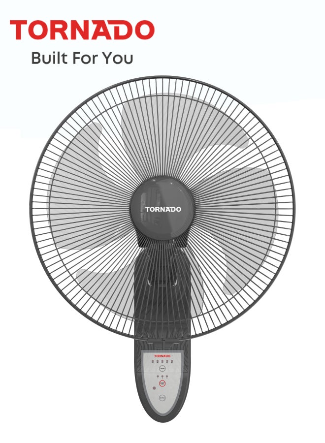 TORNADO Wall Fan 16 Inch 4 Blades Remote Grey EPS-16RG 220 W EPS-16RG grey - Image 3