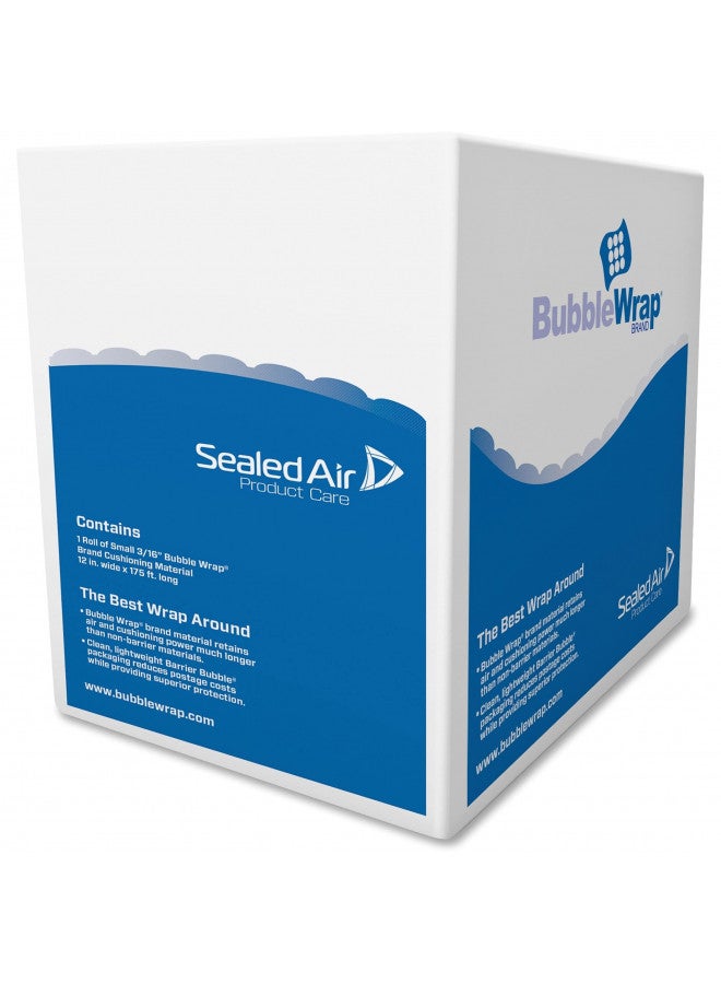 Sealed Air - 88655 Genuine Bubble Wrap Brand Dispensor Carton, 12"x175', 3/16" Bubbles, 12" Perferations, Superior Long Lasting Cushioning Protection, Barrier Bubble layer, Clear