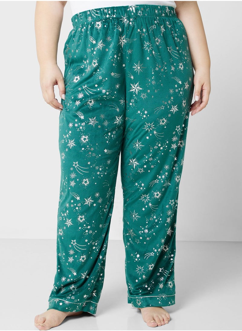 CHELSEA PEERS - Printed Shirt & Pyjama Set - Image 1