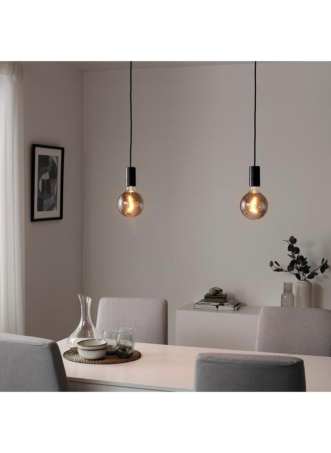 Zaboon Led Bulb E27 140 Lumen, Globe Grey Clear Glass, 125 Mm  - Image 5