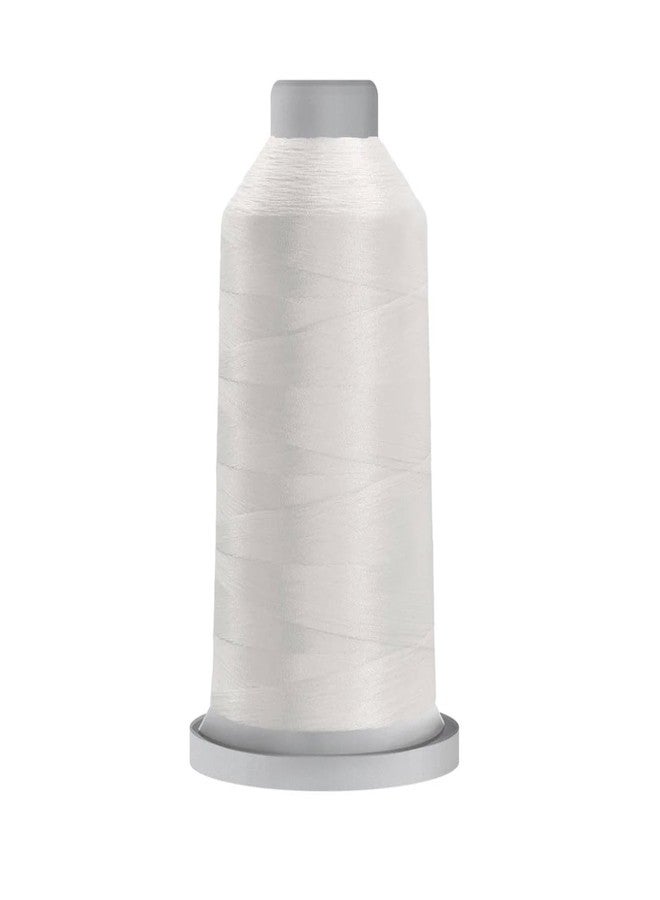 Glide Thread Trilobal Polyester No. 40-5000 Meter Spool - 10000 White - Image 1