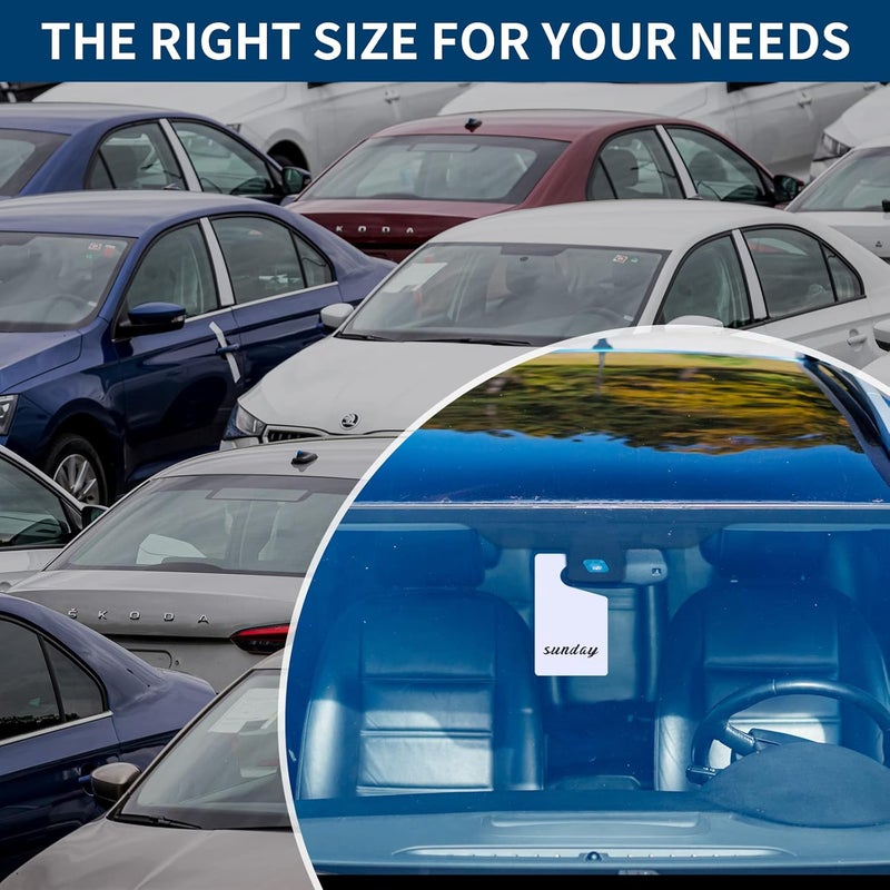 OBANGONG 200 Pcs Blank White Parking Permit Hang Tags - Image 4