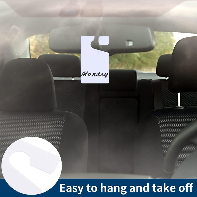 OBANGONG 200 Pcs Blank White Parking Permit Hang Tags - Image 5
