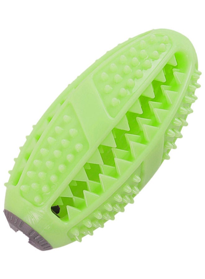 NIBEMINENT Food Dispensing Training Ball Tooth Cleaning Chew Toy Green 15.50 x 7.60 7.60cm - Image 2