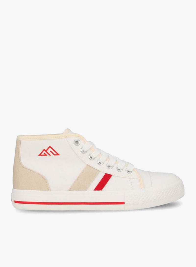 Oaklan by Shoexpress Women Striped Lace-Up Sneakers - Image 3