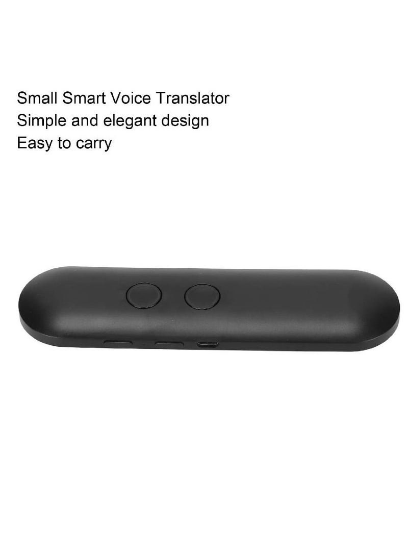 GENNEXT - Instant Language Translator Device, 2 Way Real Time Portable Voice Translate 40 Languages Bluetooth AI Translator for Travel Study Work (Black) - Image 1