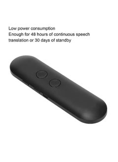 GENNEXT Instant Language Translator Device, 2 Way Real Time Portable Voice Translate 40 Languages Bluetooth AI Translator for Travel Study Work (Black)  - Image 2