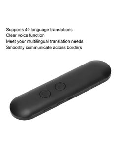 GENNEXT Instant Language Translator Device, 2 Way Real Time Portable Voice Translate 40 Languages Bluetooth AI Translator for Travel Study Work (Black)  - Image 4
