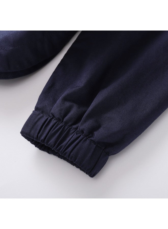 Annil Girls' Kids' Cute & Playful Woven Stand Collar Jacket For Spring/autumn - Image 5