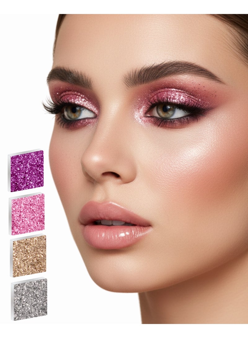 LEF COSMTICS LEF 4-Color Eyeshadow Palette – Long-Lasting, Smooth & Stunning Shades - Image 1