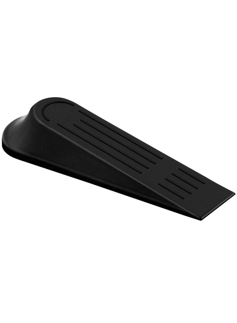 Bukela Door Stoppers Door Wedge Heavy Duty Door Wedge, Non-Slip Door Jammer, 10 Pieces Plastic Door Stop Wedges for Home and Office, Interior Bathroom, Kitchen, Children's Room Door (Black) - Image 5