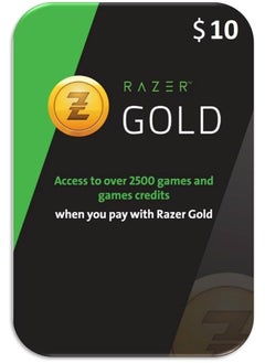 RAZER Razer Gold Gift Card USD 10 - Global Use 