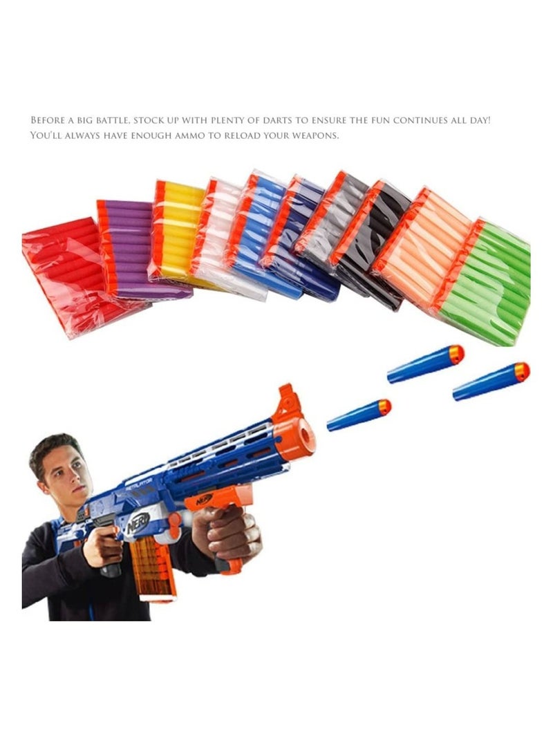 200pcs 7.2cm Refill Bullet Darts for N-strike Elite Series Blasters Kid Toy Gun by MahMir (Multi color) - Image 4