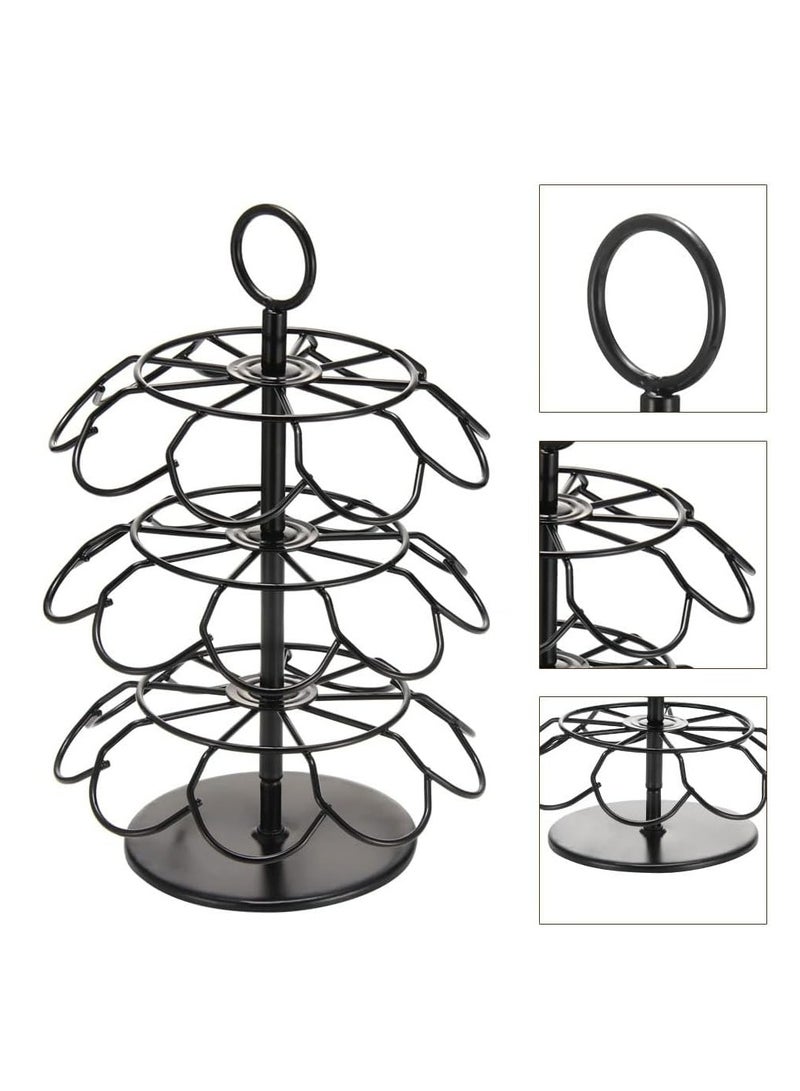 RollsTimi  Practical Coffee Capsule Rack Rotary Capsule Tower Coffee Capsule Essential Tool Coffee Storage Frame  - Image 3
