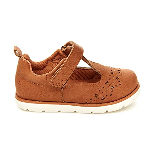 Stride Rite 360 Girls Lacey Mary Jane Flat, Tan, 5 Toddler US - Image 5