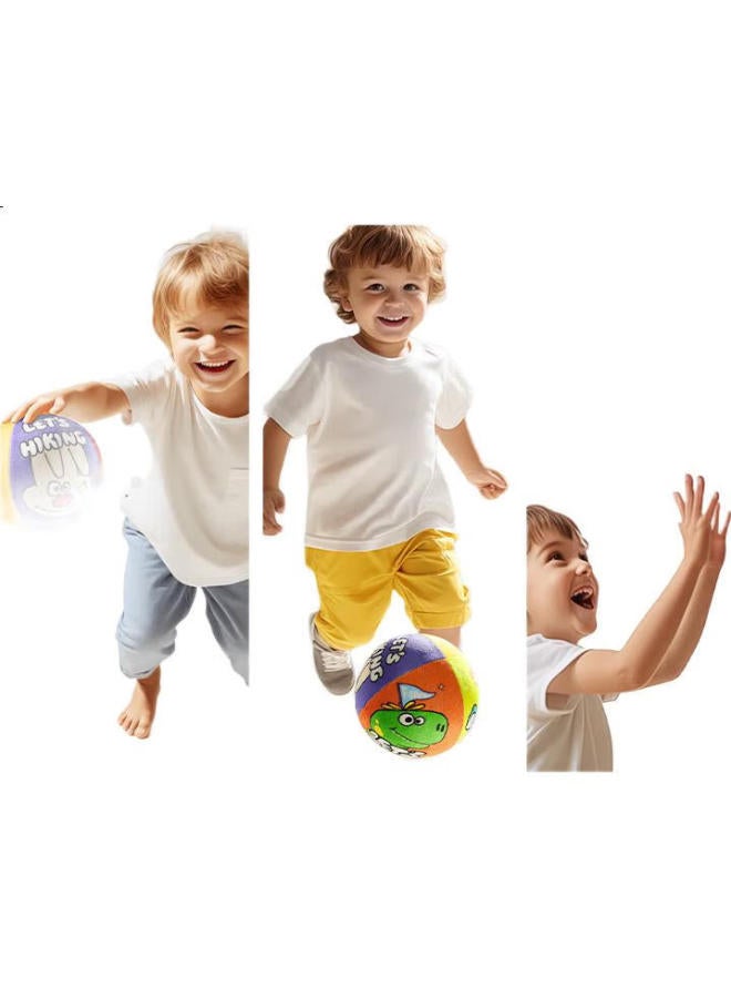 Babycare Pat Pat Ball, Children's Small Rubber Ball, Baby Elastic Training Silent Ball 2.0 - Velvet Version - Image 3