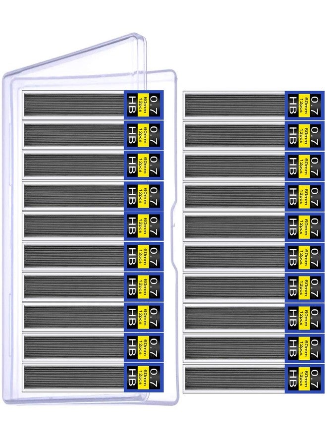 Morepack 240 Pieces Lead Refills with Plastic Box,0.7 mm HB,Break Resistant Mechanical Pencil Refills,20 Tubes - Image 1