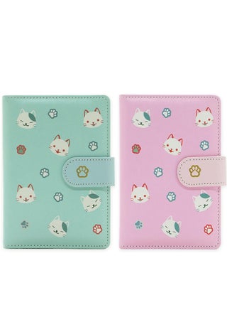 Cute Cat Mini Pocket Notebooks - 2Pcs Hardcover Writing Journals, 160 Pages Lined Memo Pads for School & Office Supplies (4.2"x5.7") - pzsku/ZDBDF74EFEAB96C476EA2Z/45/_/1722506132/b93d31c6-efe9-4210-afe6-4455a376f067